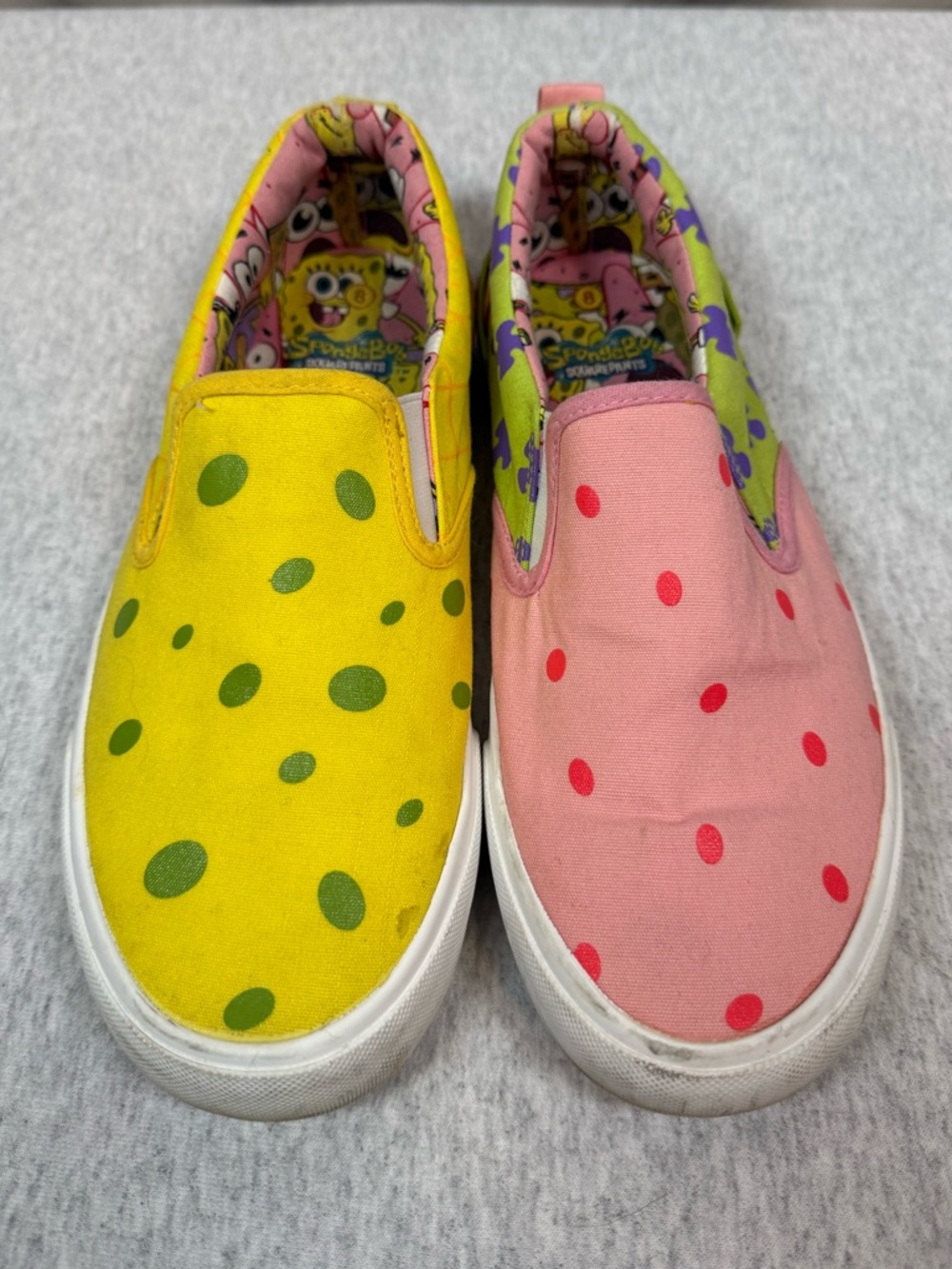 Ground Up SpongeBob &‎ Patrick Slip-On Sneakers 🍍 Men’s Size 8